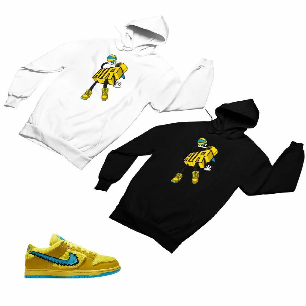 SB Dunk Low Yellow Matching Custom Designed Hoodies ND 1-4-3