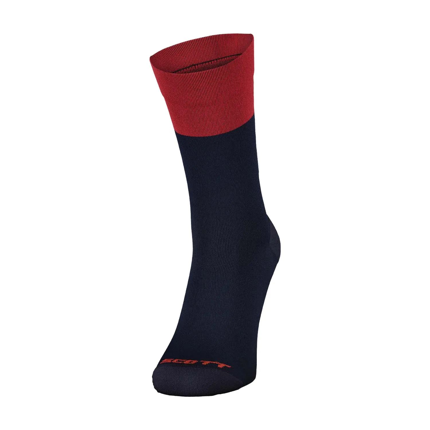 Scott Block Stripe Calze  Dark Blue/Wood Red