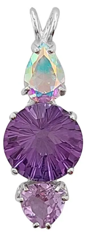 Siberian Purple Quartz Super Nova? with Mystic Topaz & Ruby Lavender Quartz