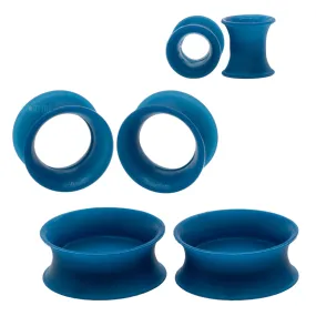 Silicone Skin Eyelets - Dark Blue