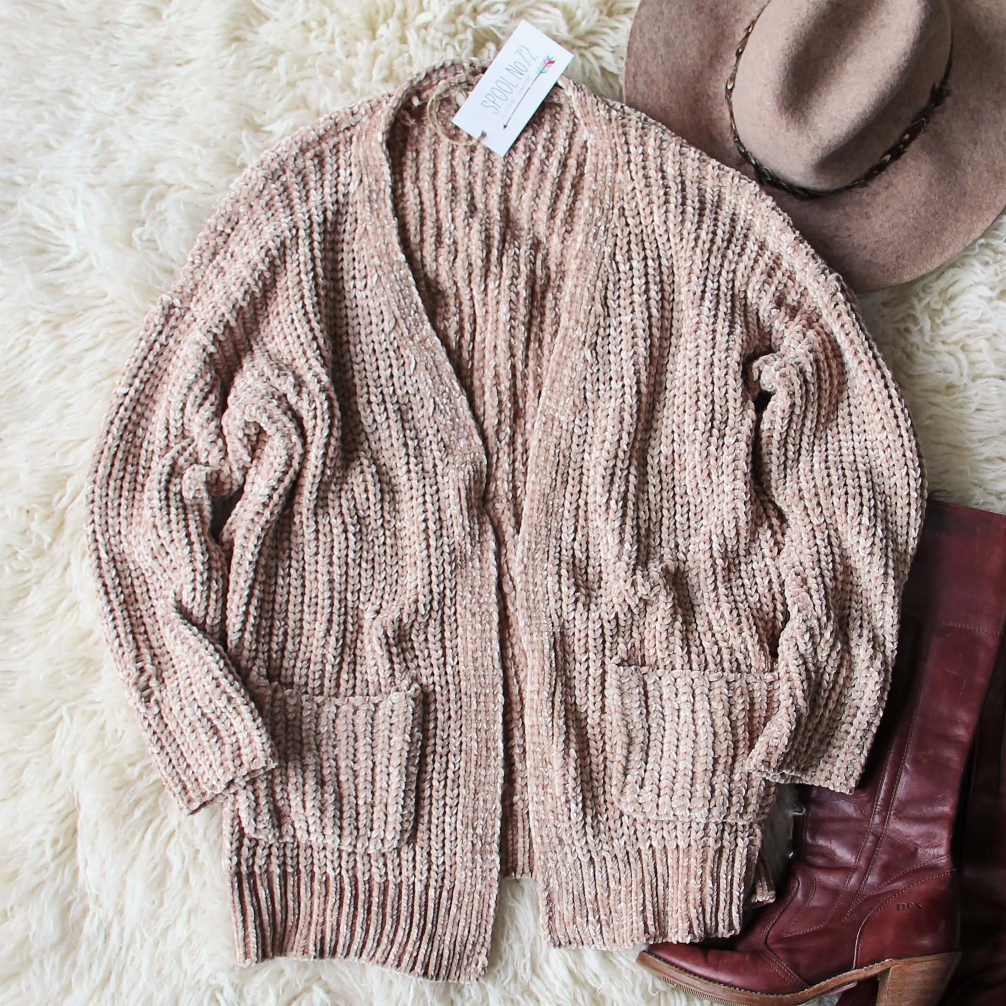 Softest Chenille Sweater in Taupe