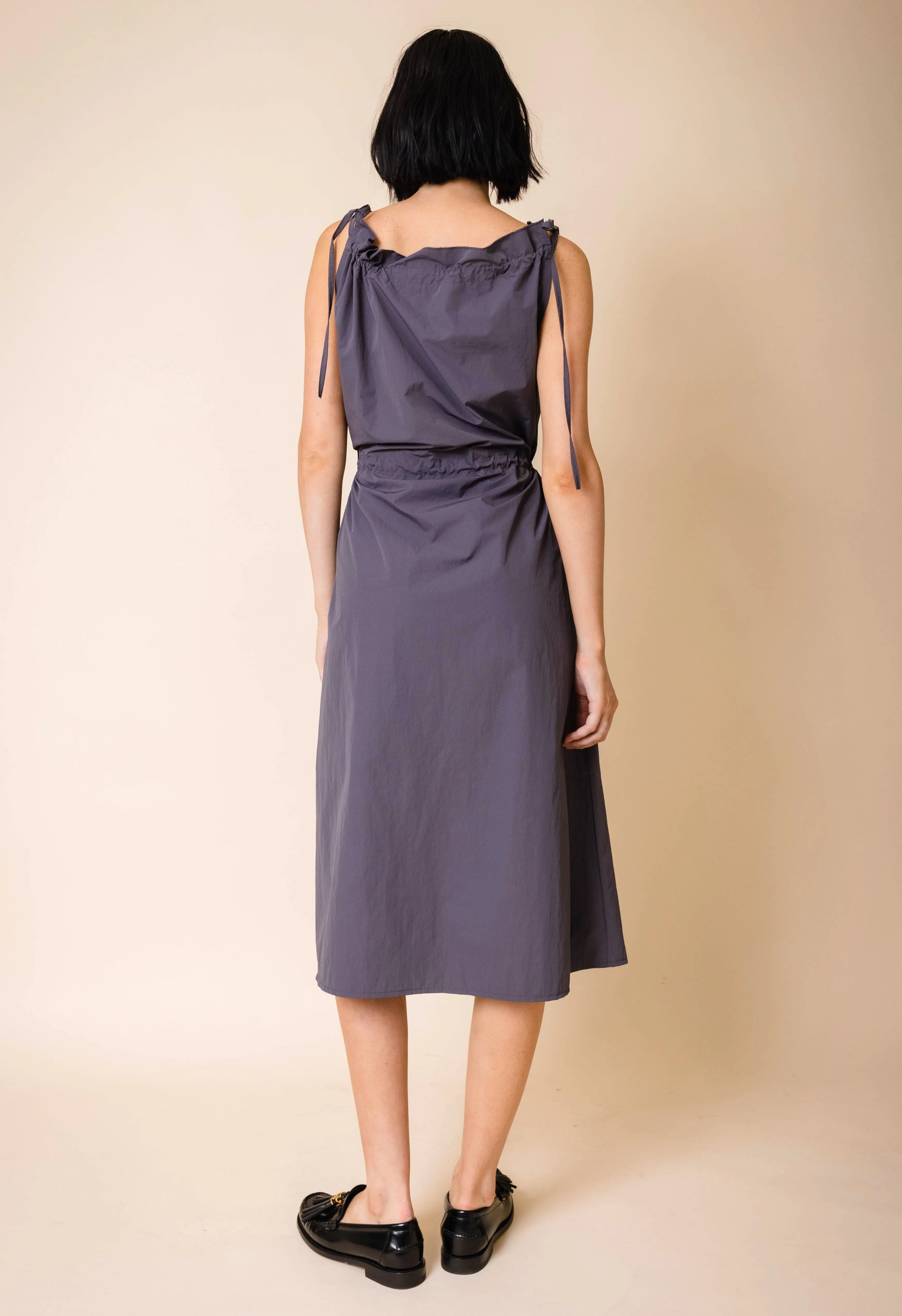 Spritz Parachute Dress In Grey