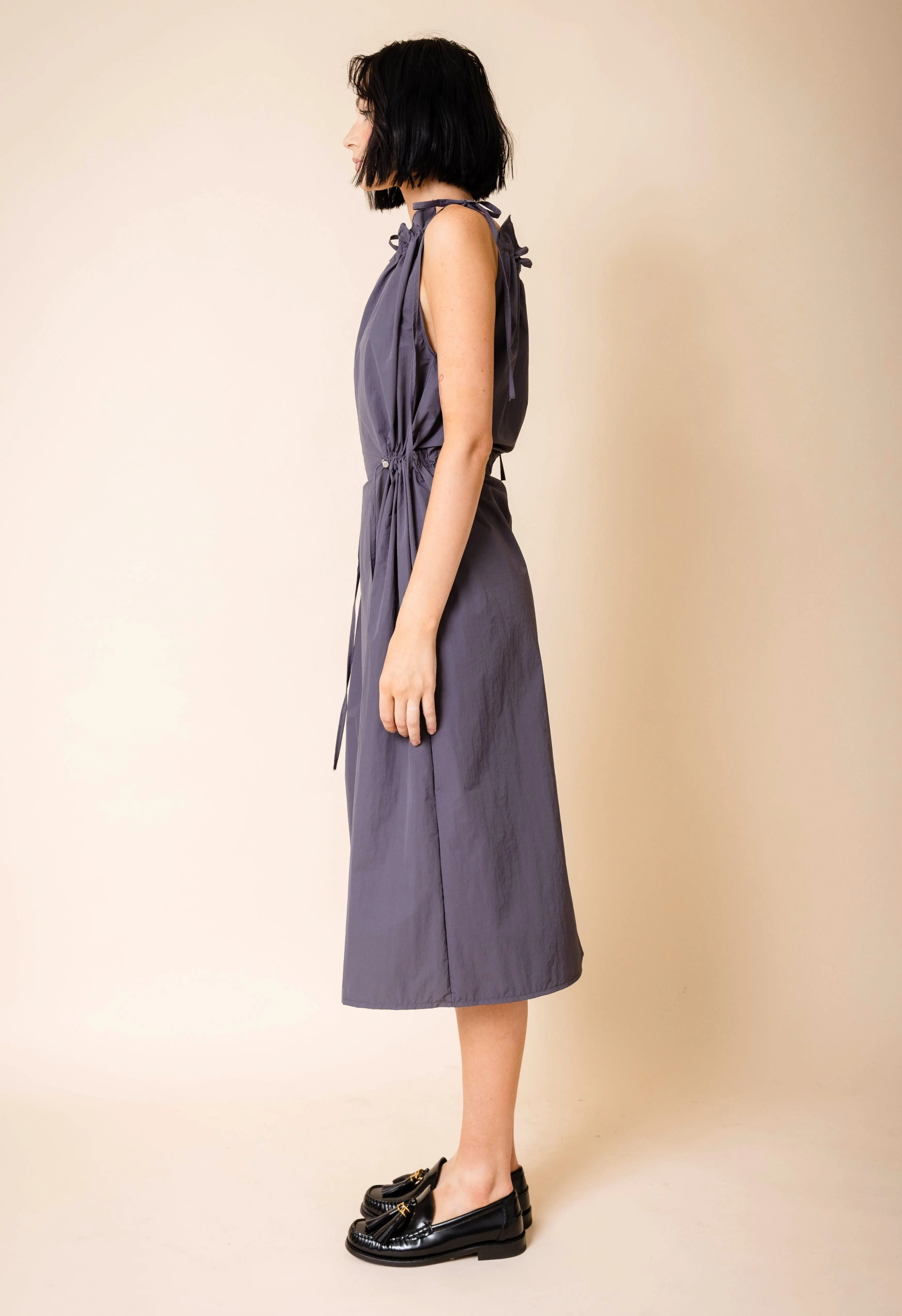 Spritz Parachute Dress In Grey