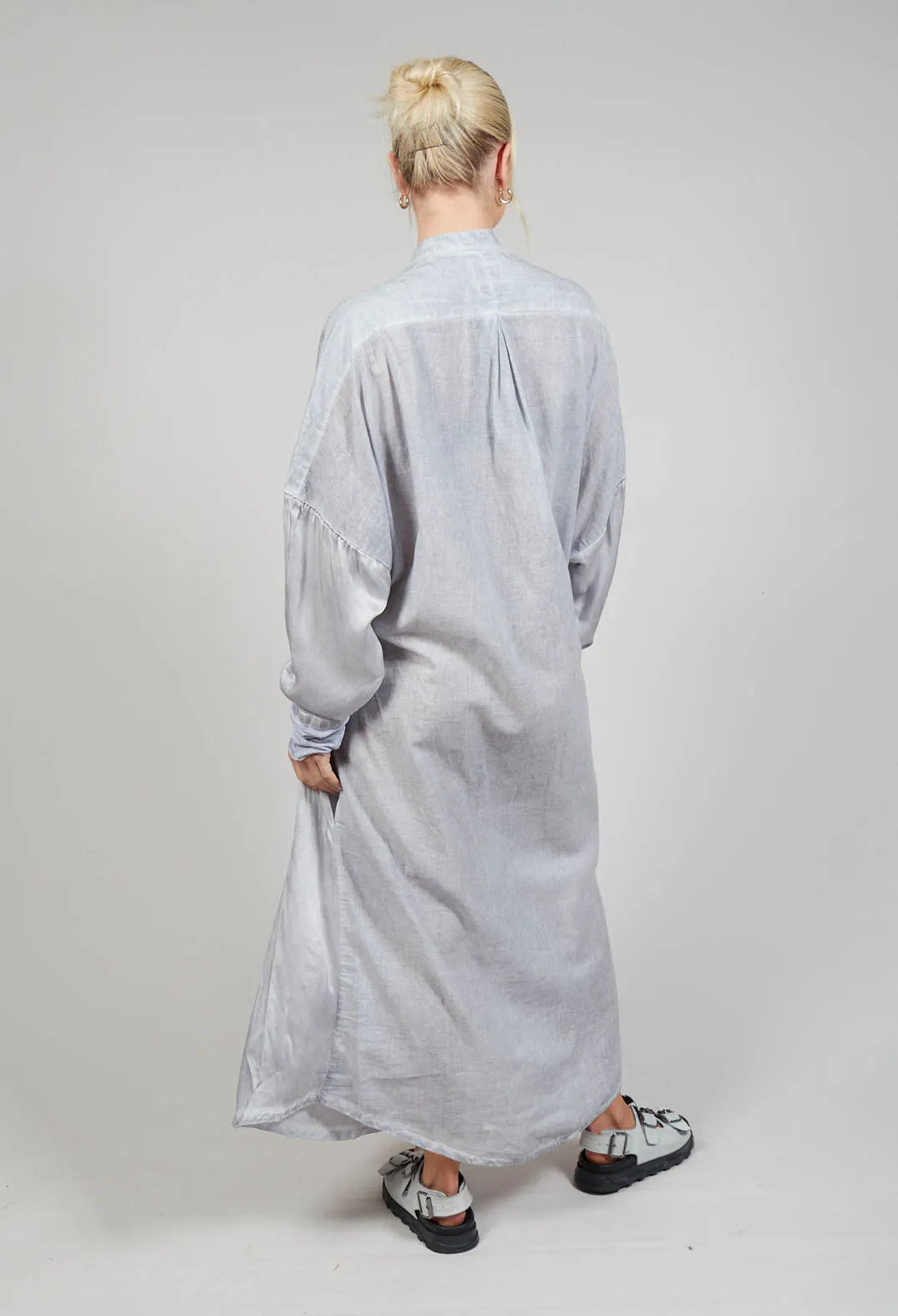 Stitch Smock Dress in Original Grey