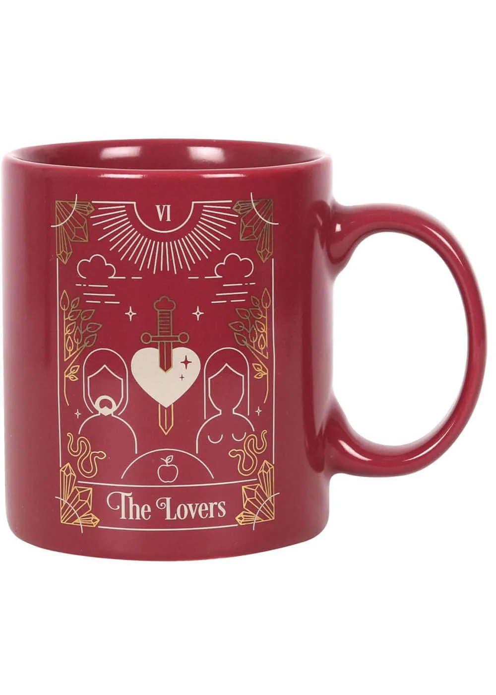 Succubus The Lovers Tarot Cup Mug Pink