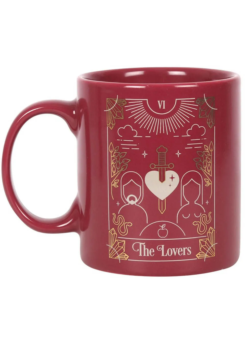 Succubus The Lovers Tarot Cup Mug Pink