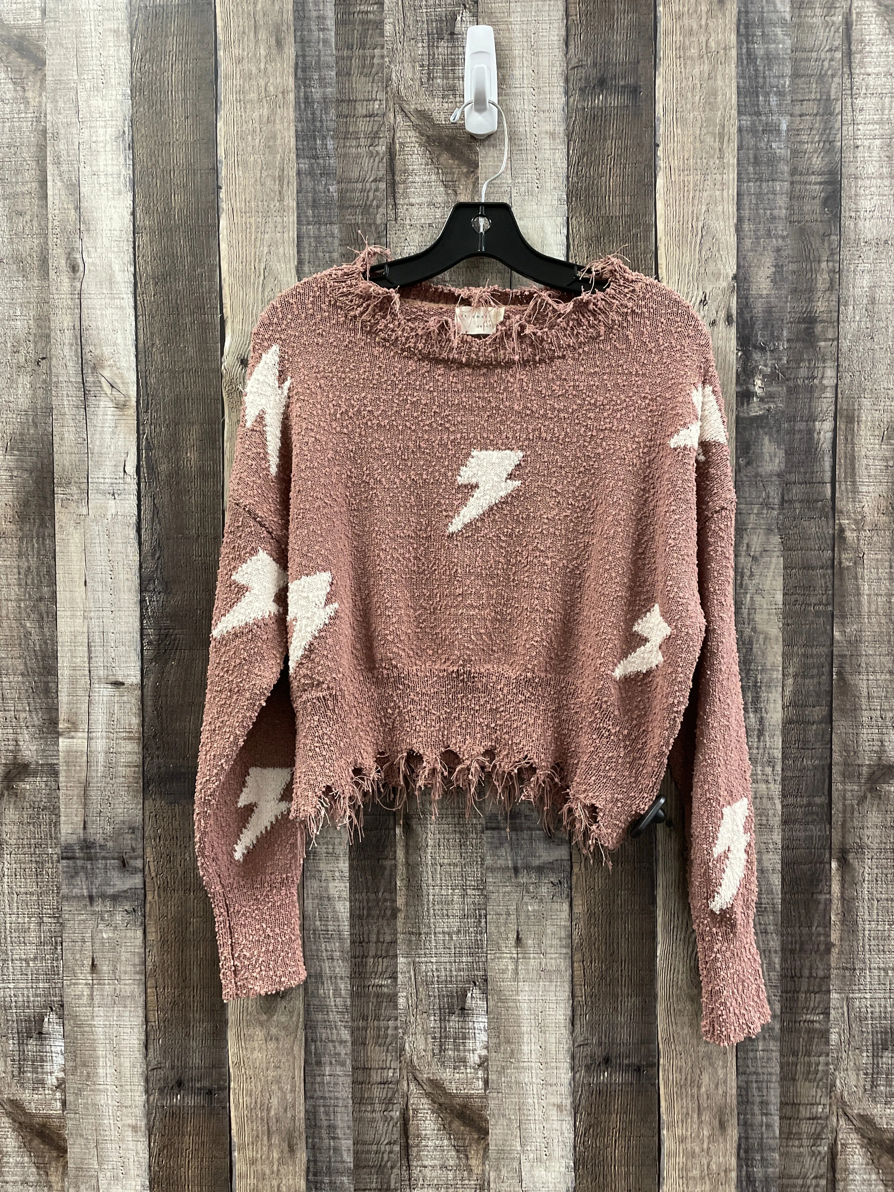 Sweater By Dreamers In Brown, Size: L