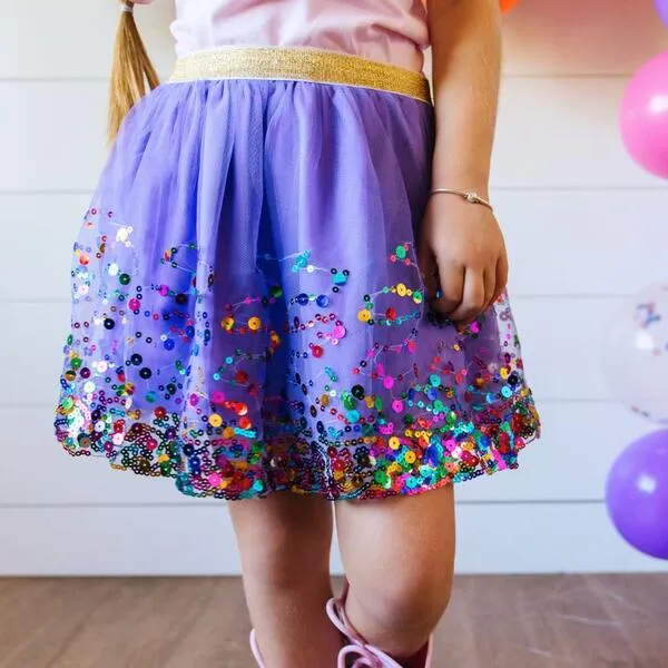 Sweet Wink Lavender Confetti Tutu, Purple