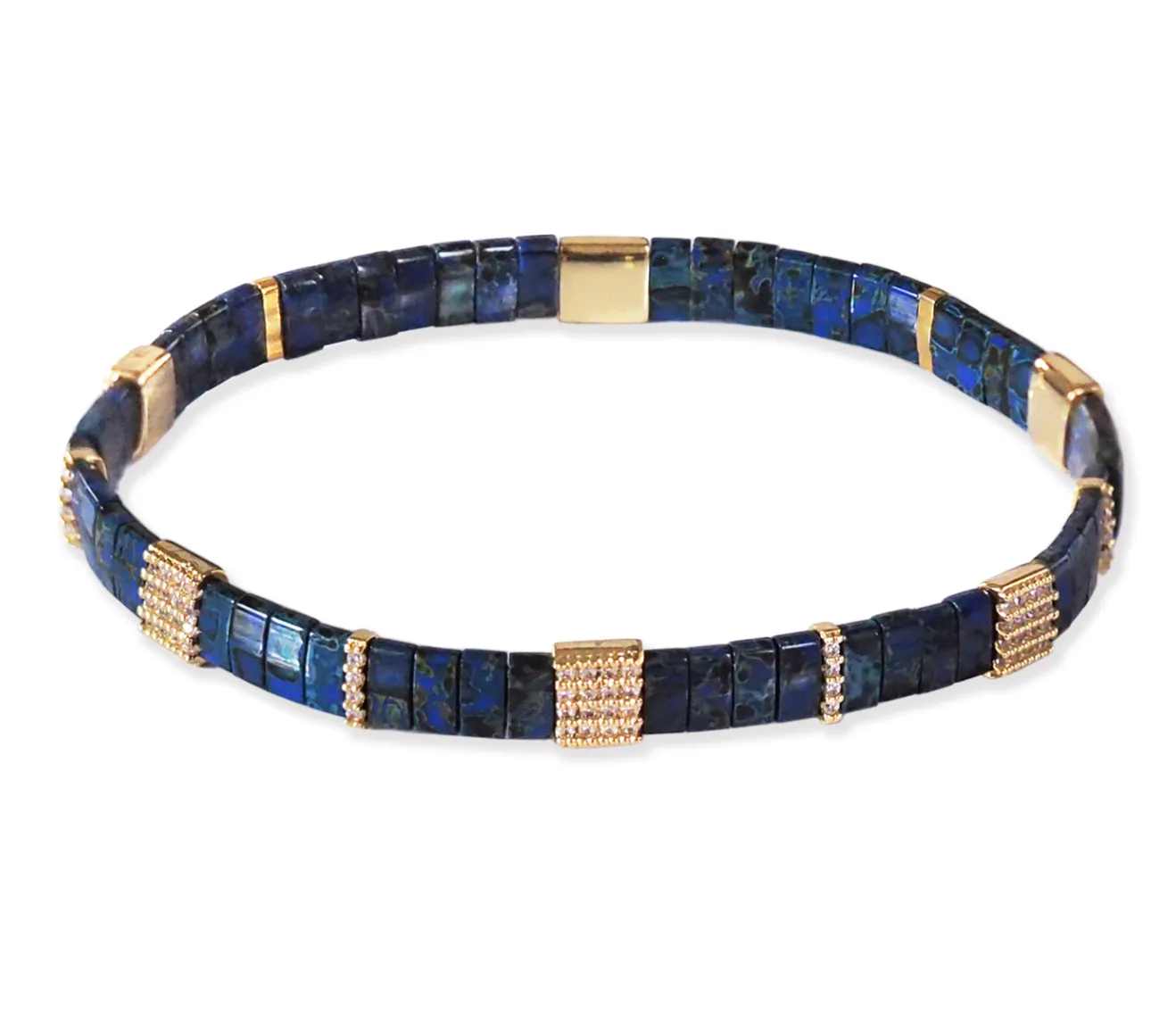 TAI HANDMADE TILA BRACELET DARK BLUE