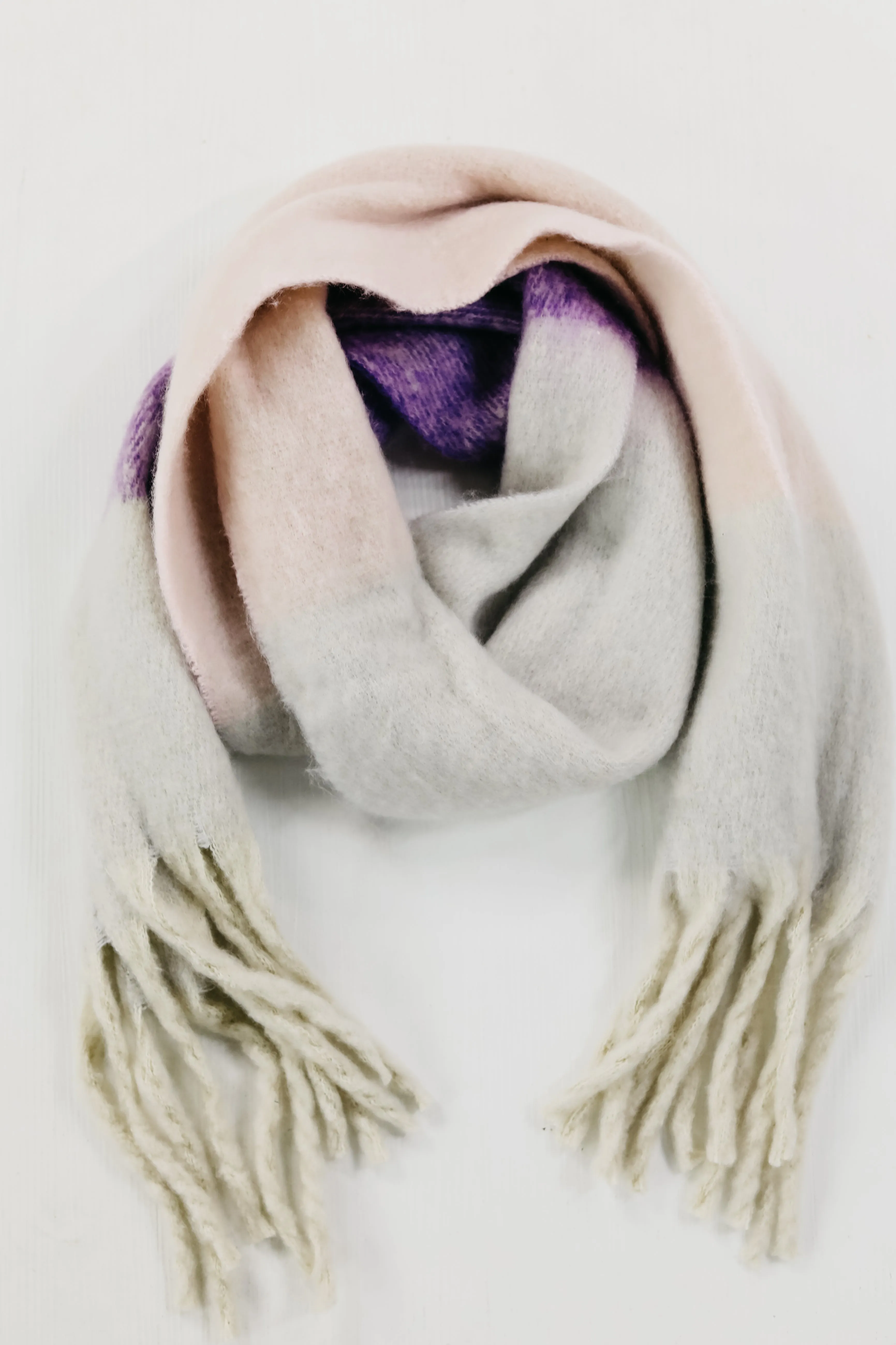 The Gina Cozy Scarf - Purple