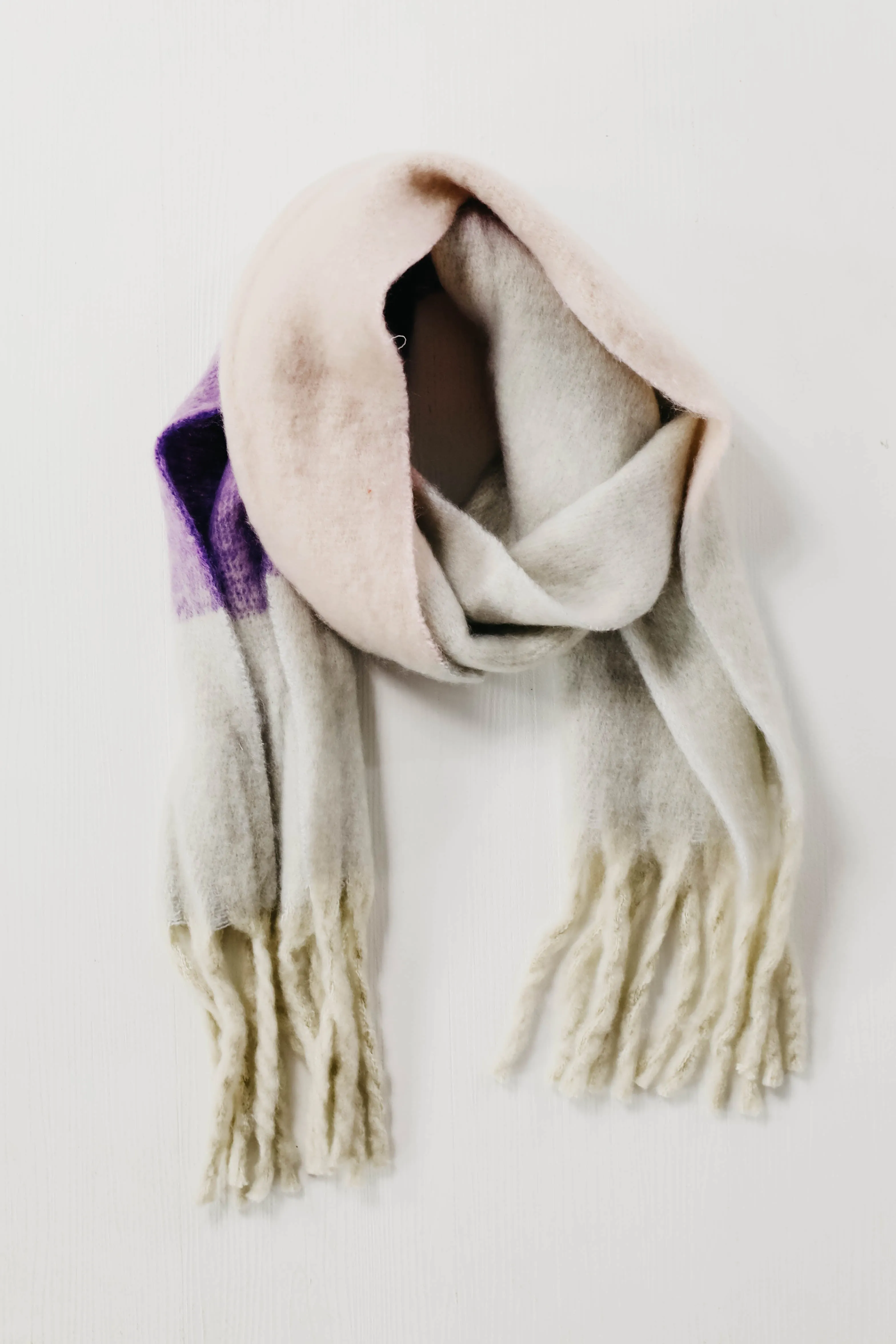 The Gina Cozy Scarf - Purple