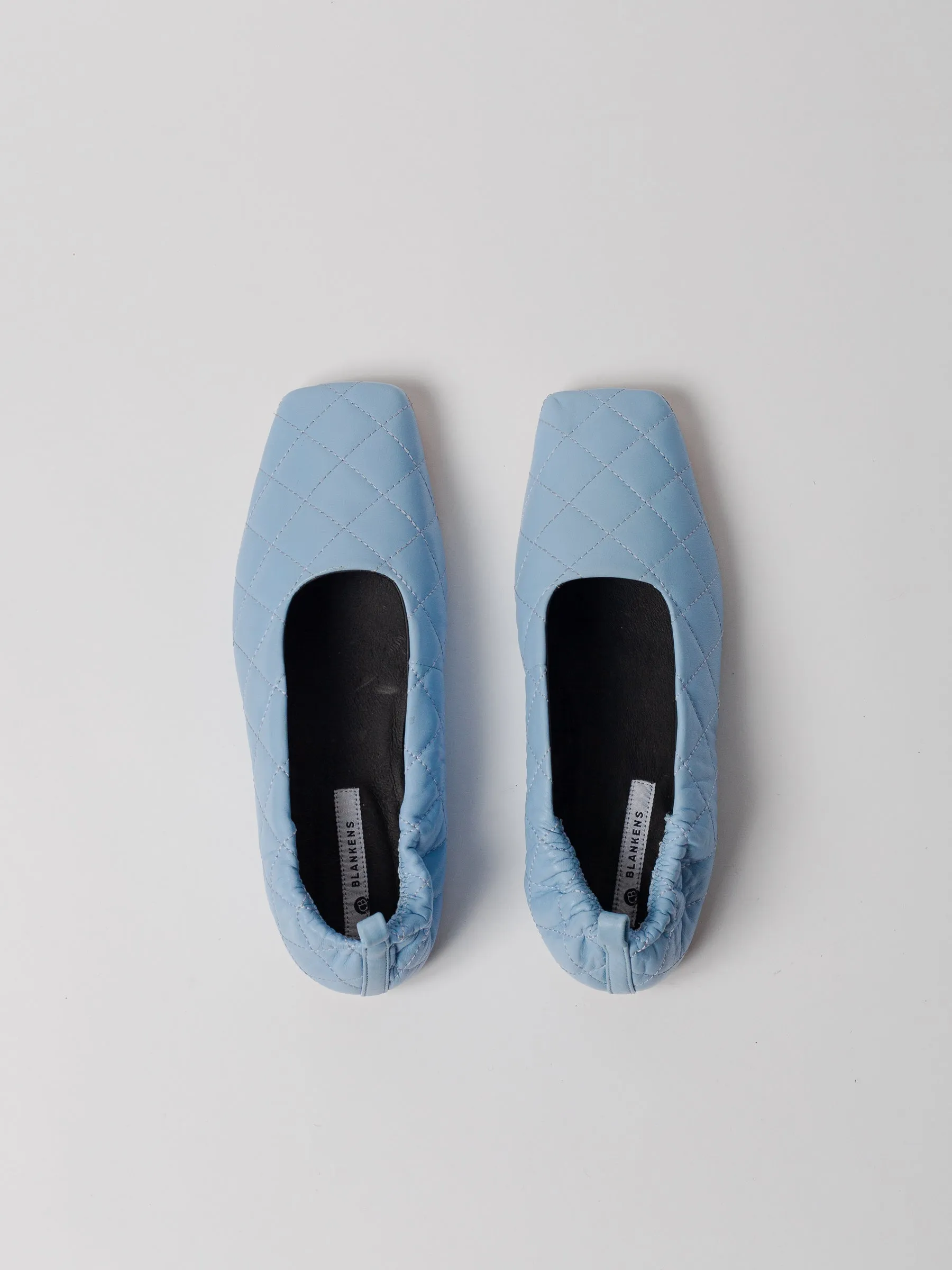 THE LEAH QUILTED SKY BLUE