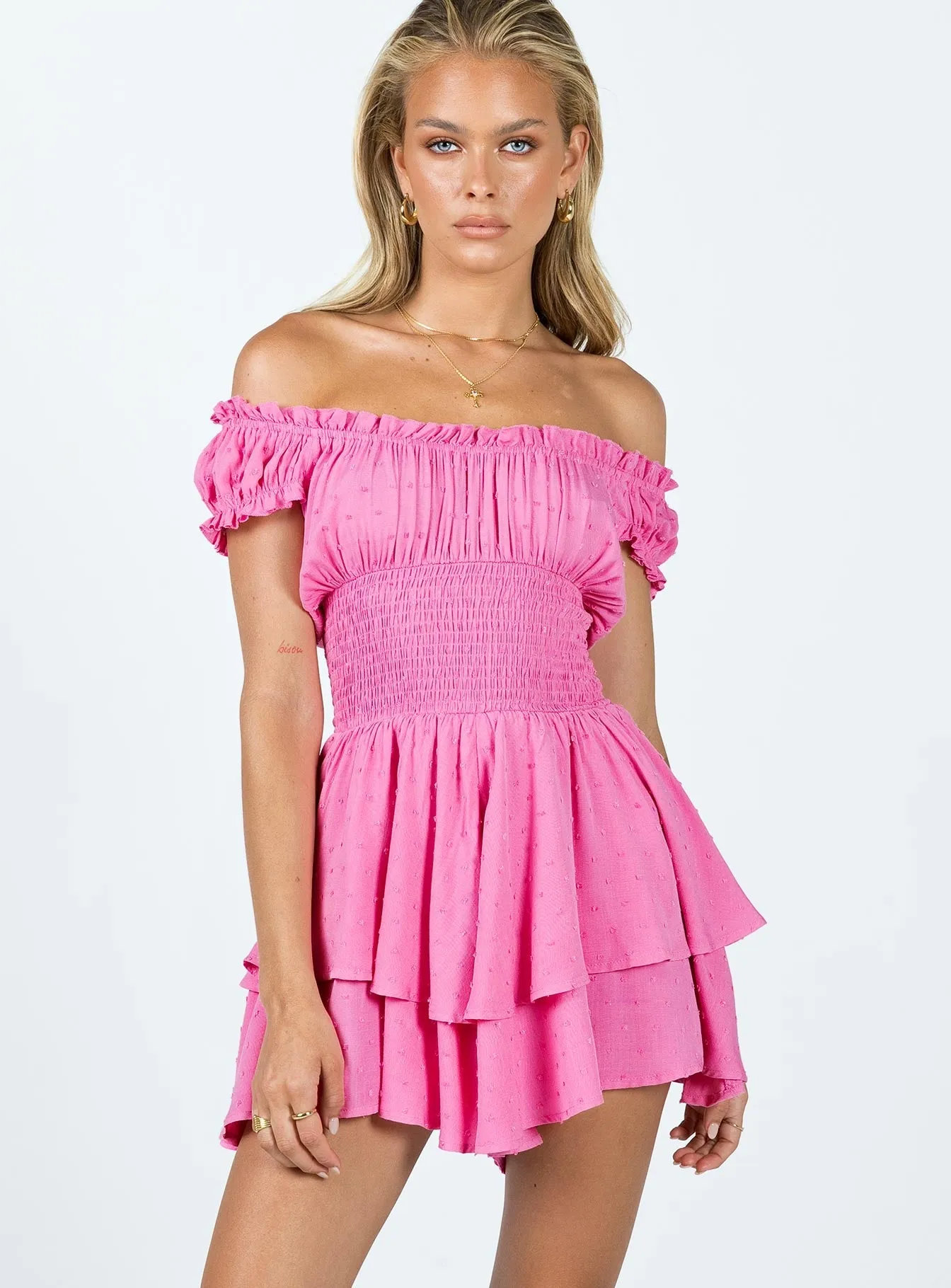 The Love Galore Playsuit Pink