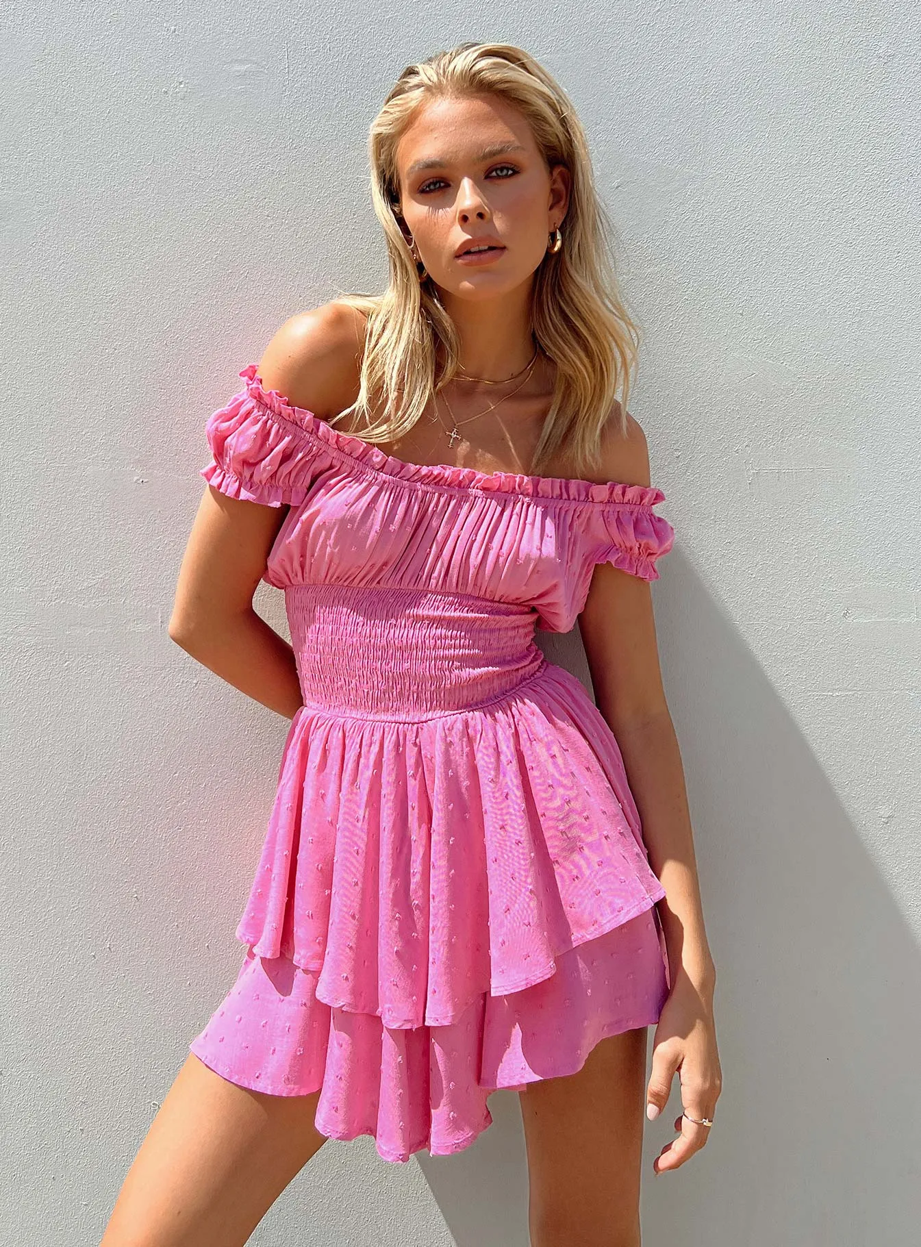 The Love Galore Playsuit Pink