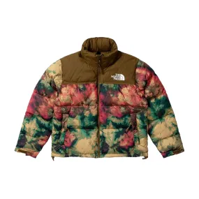 The North Face Womens Printed 1996 Retro Nuptse Jacket NF0A5IXK-94B Antelope Tan Ice Dye Print