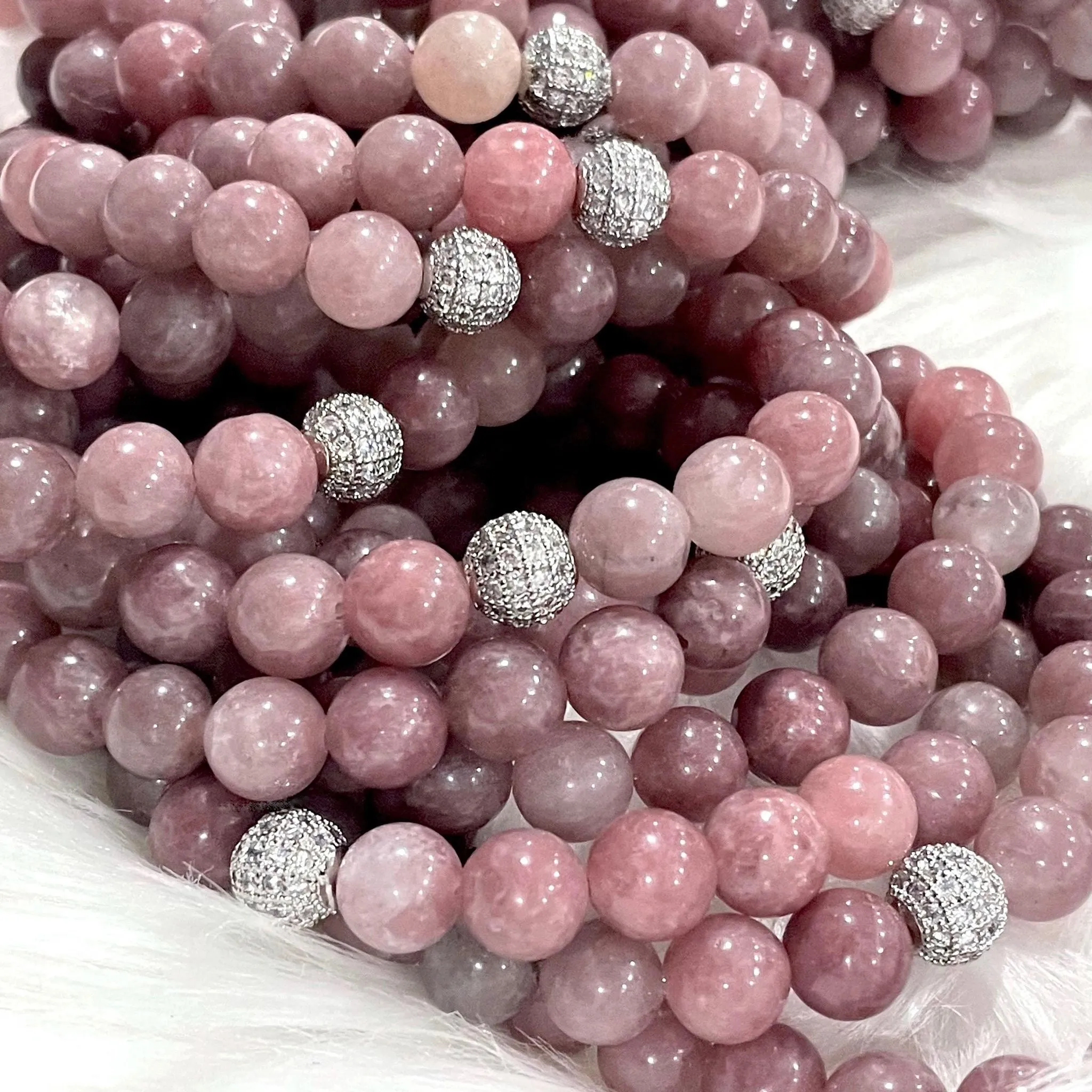 The “Pretty in Pink Mala Bracelet