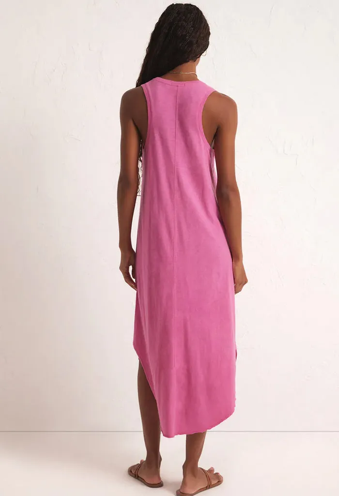 The Reverie Slub Dress-Heartbreaker Pink