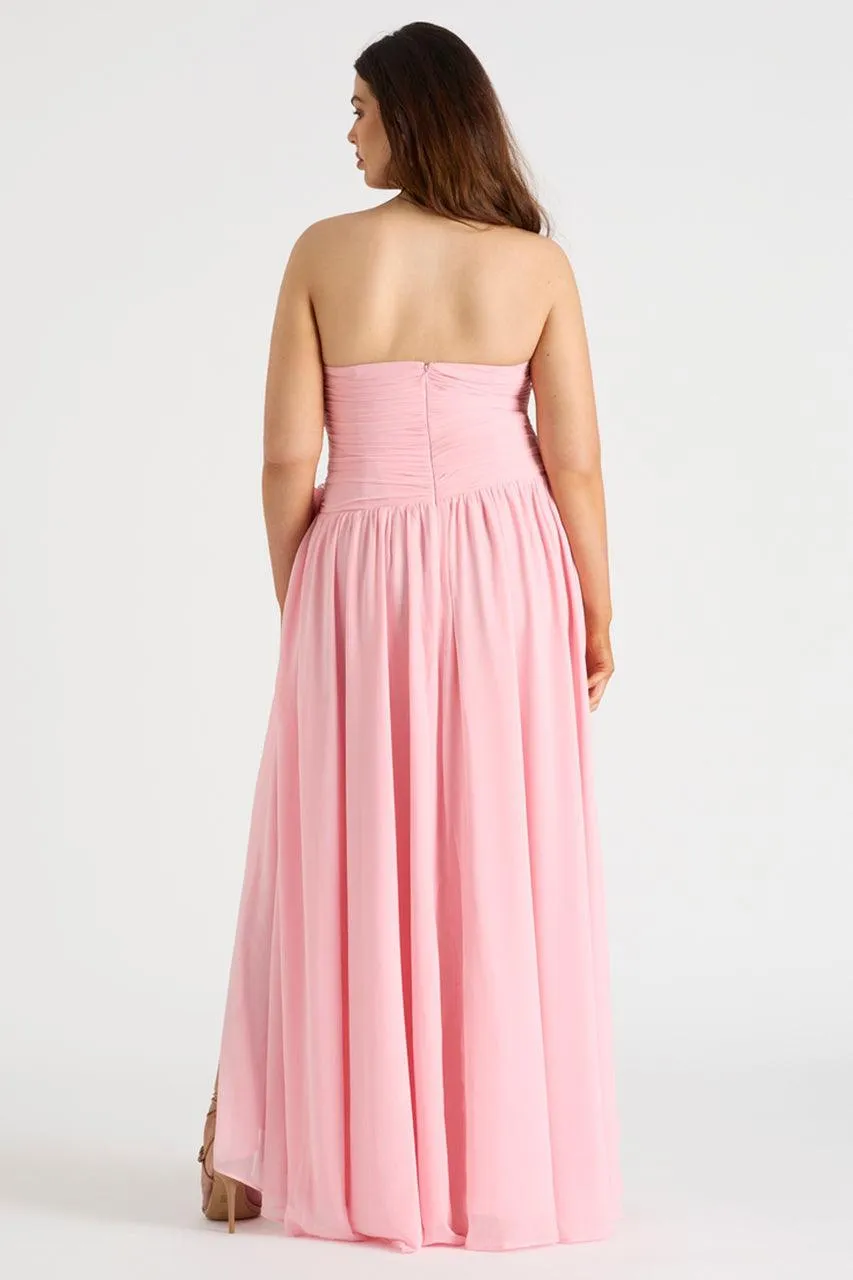 The Rosette Gown - Pink