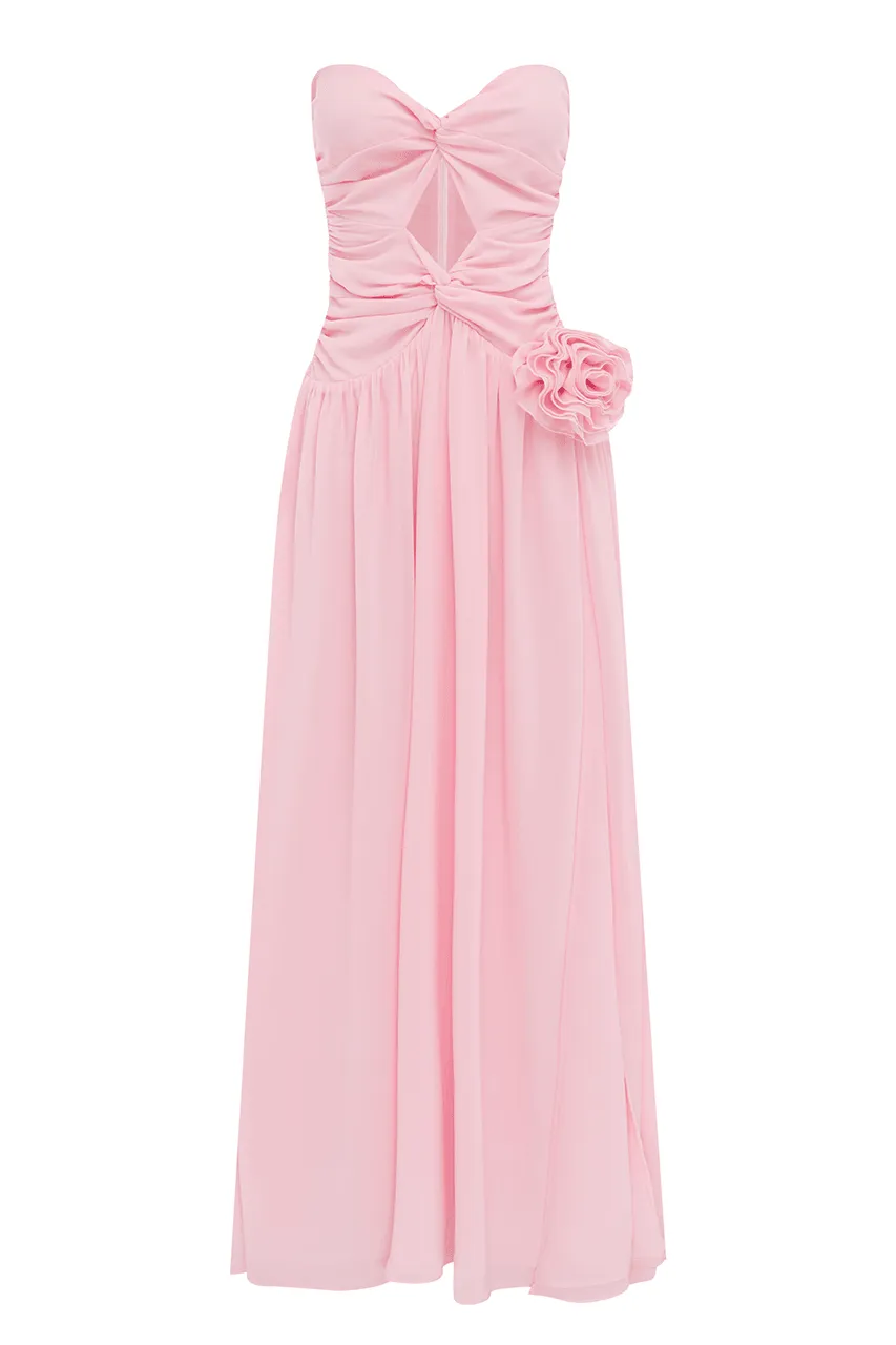 The Rosette Gown - Pink