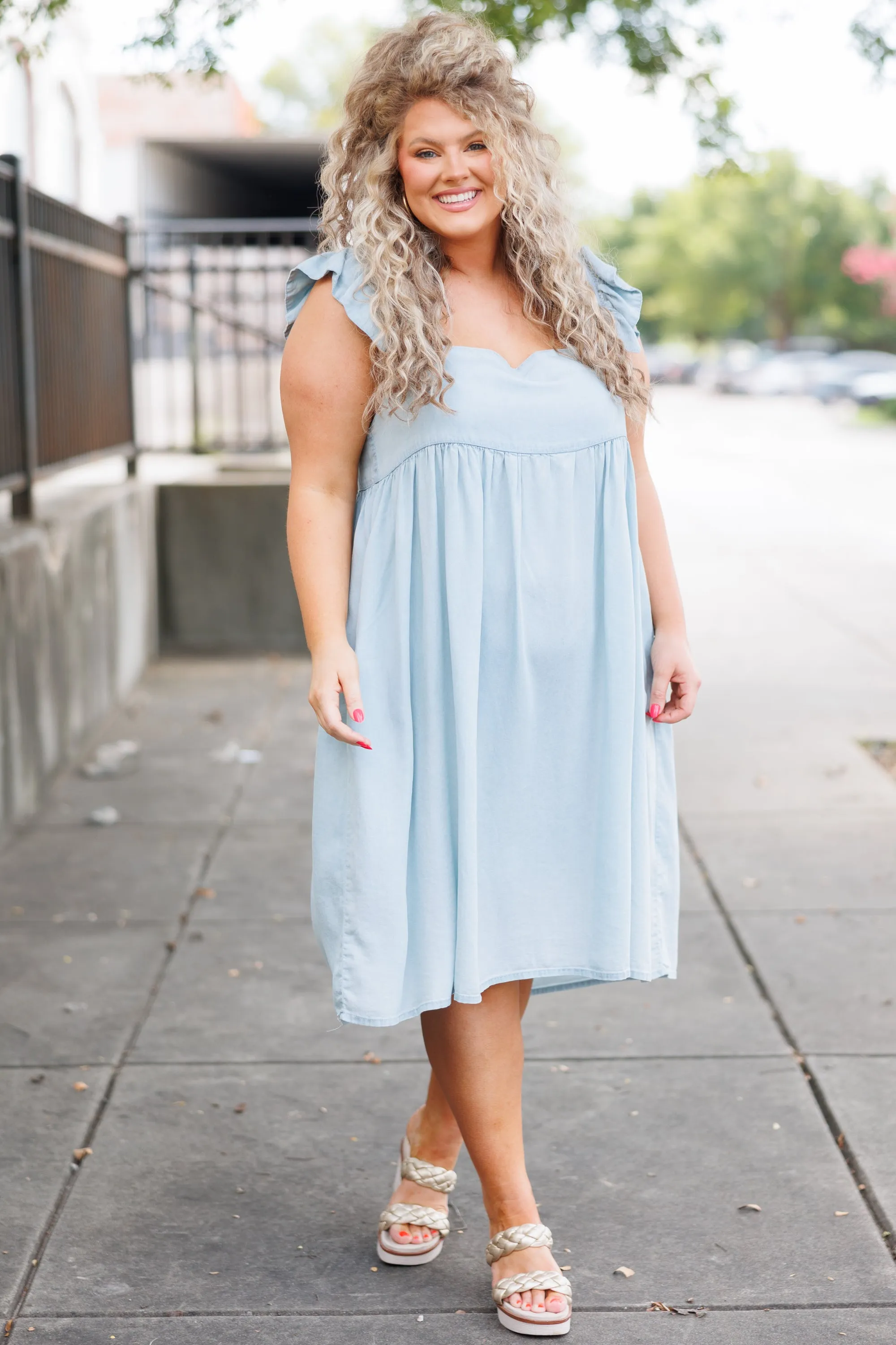 The Secret Whispers Dress, Blue