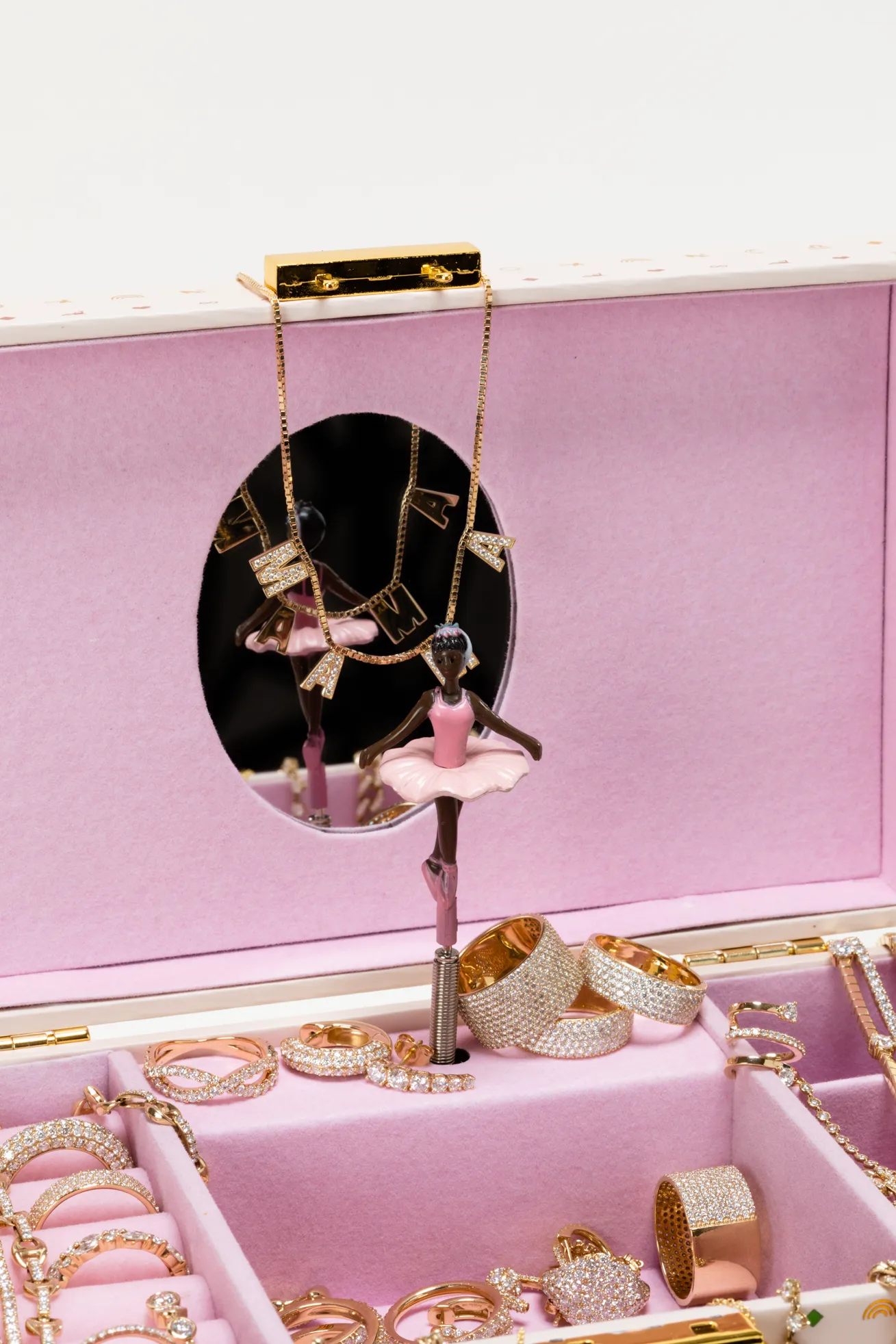 The Tulip Ballerina Jewelry Box - Pink