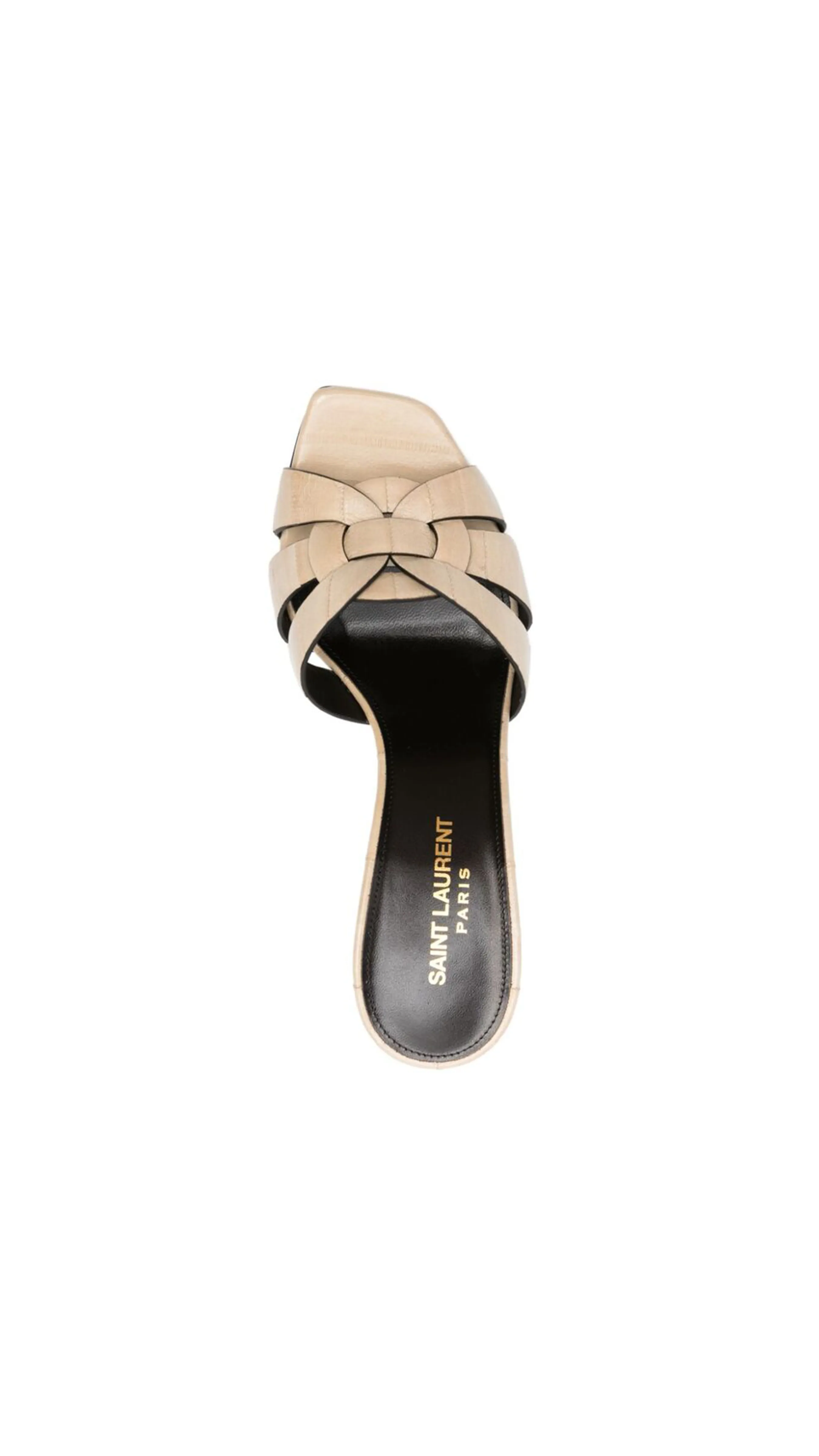 Tribute Sandals in Eel - Ivory