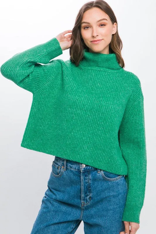 Turtleneck Relaxed Fit Sweater