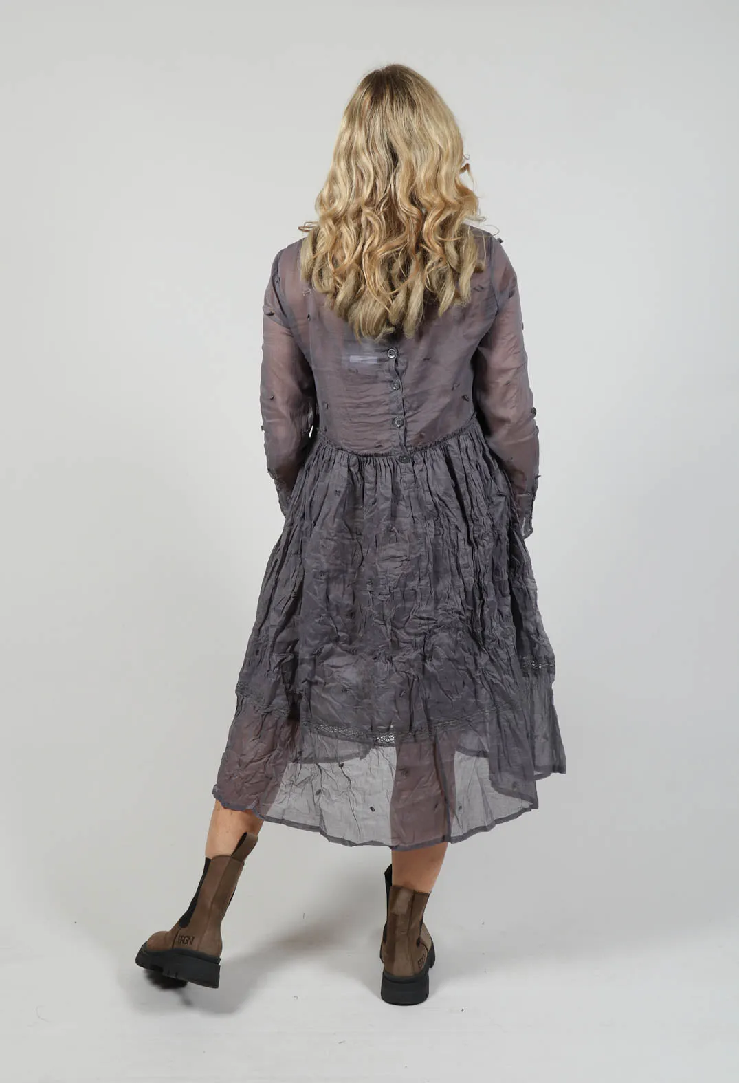 Valentina Dress in Dim Grey