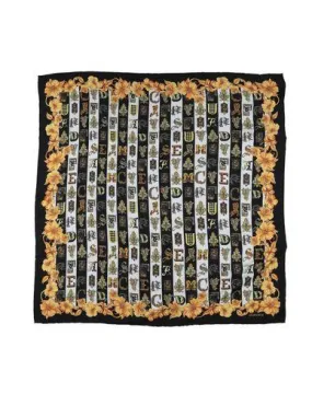 Versace Women Square scarf Black -- --