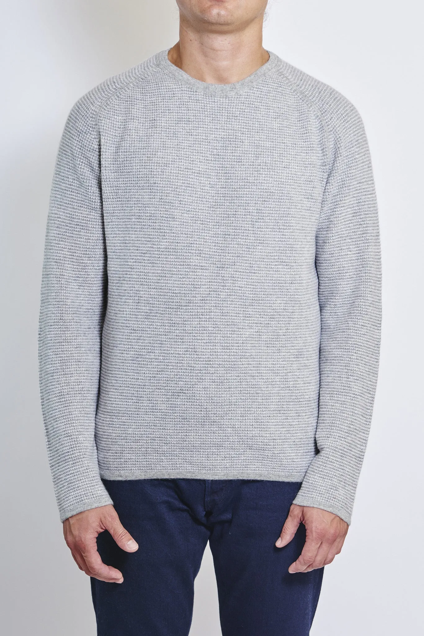 VINCE CASHMERE WAFFLE WAVE SWEATER