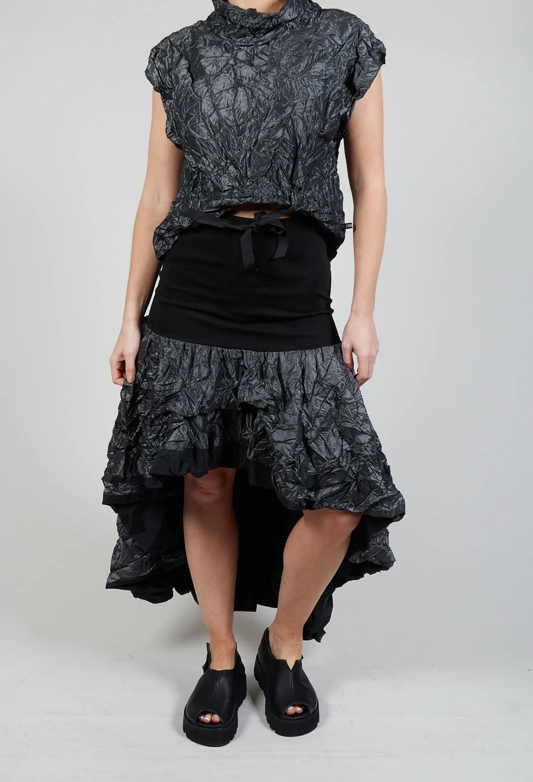 Vise Skirt in Black Grey