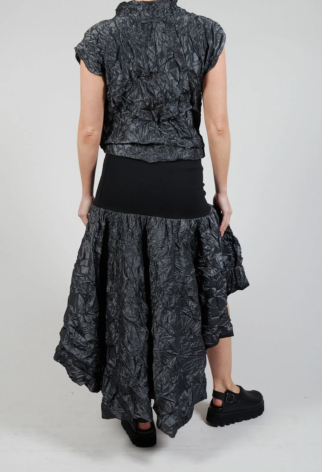 Vise Skirt in Black Grey