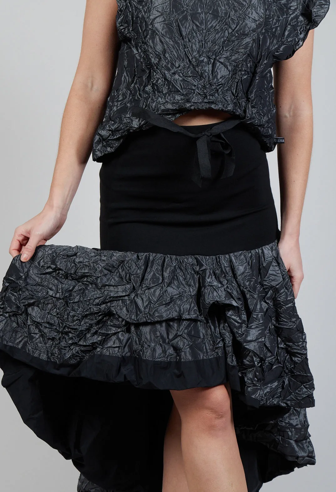 Vise Skirt in Black Grey