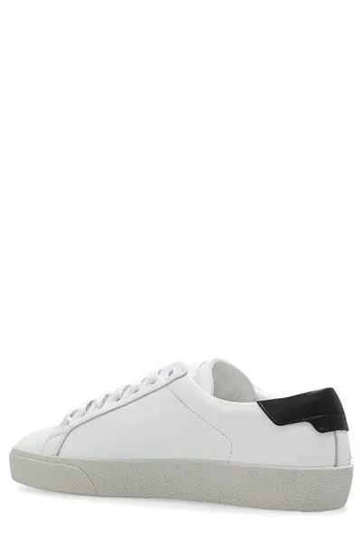 WHITE COURT SL/06 EMBROIDERED SNEAKERS