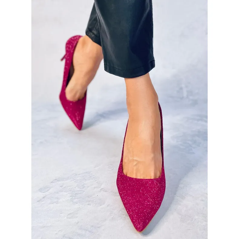 Women's iridescent heels Maineri Fuchsia Roes pink