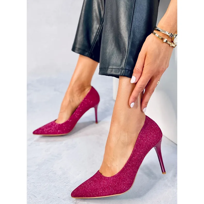 Women's iridescent heels Maineri Fuchsia Roes pink