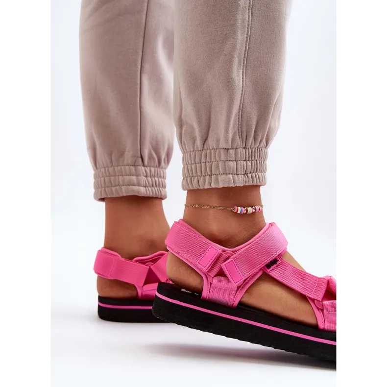 Women's Platform Sandals Lee Cooper LCW-24-05-2750L Fuchsia pink