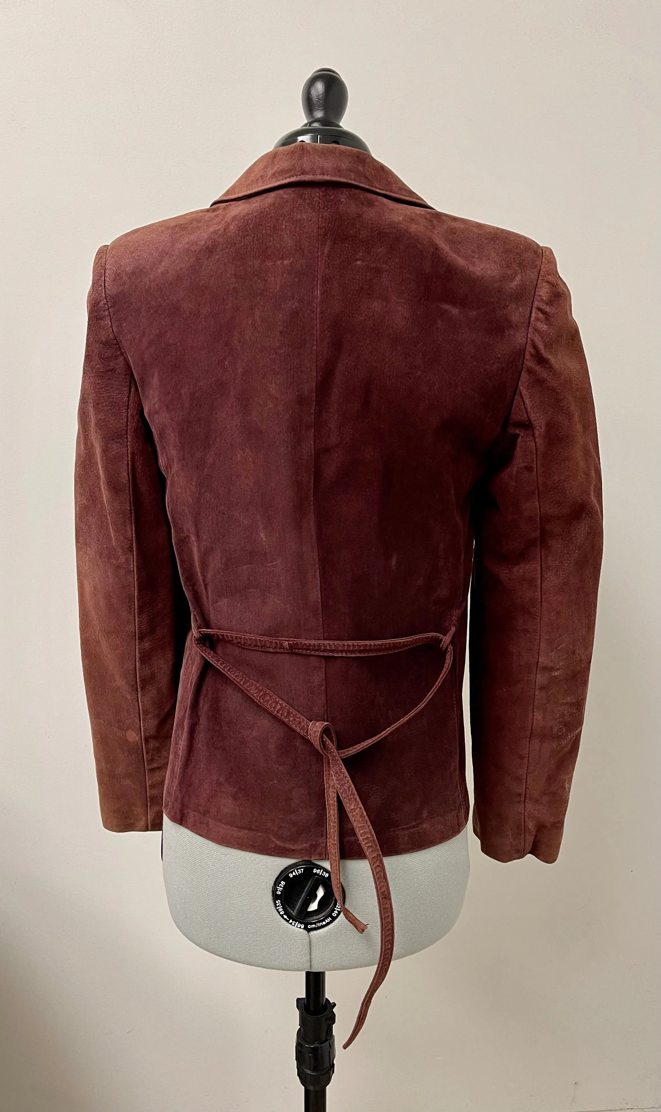 Women’s Leather Attic Long Sleeve Jacket, Size 9/10