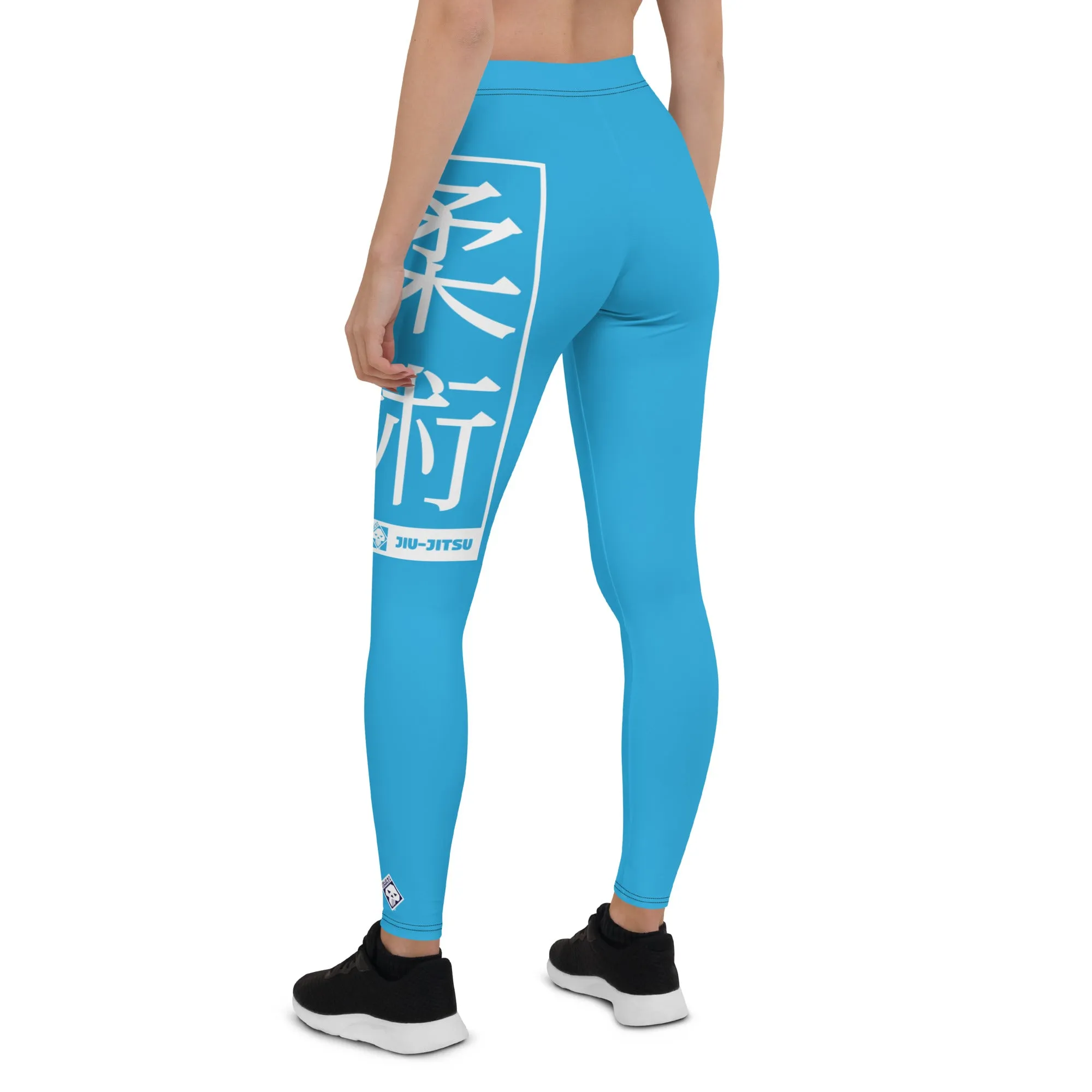 Women's Yoga Pants Workout Leggings For Jiu Jitsu 005 - Cyan