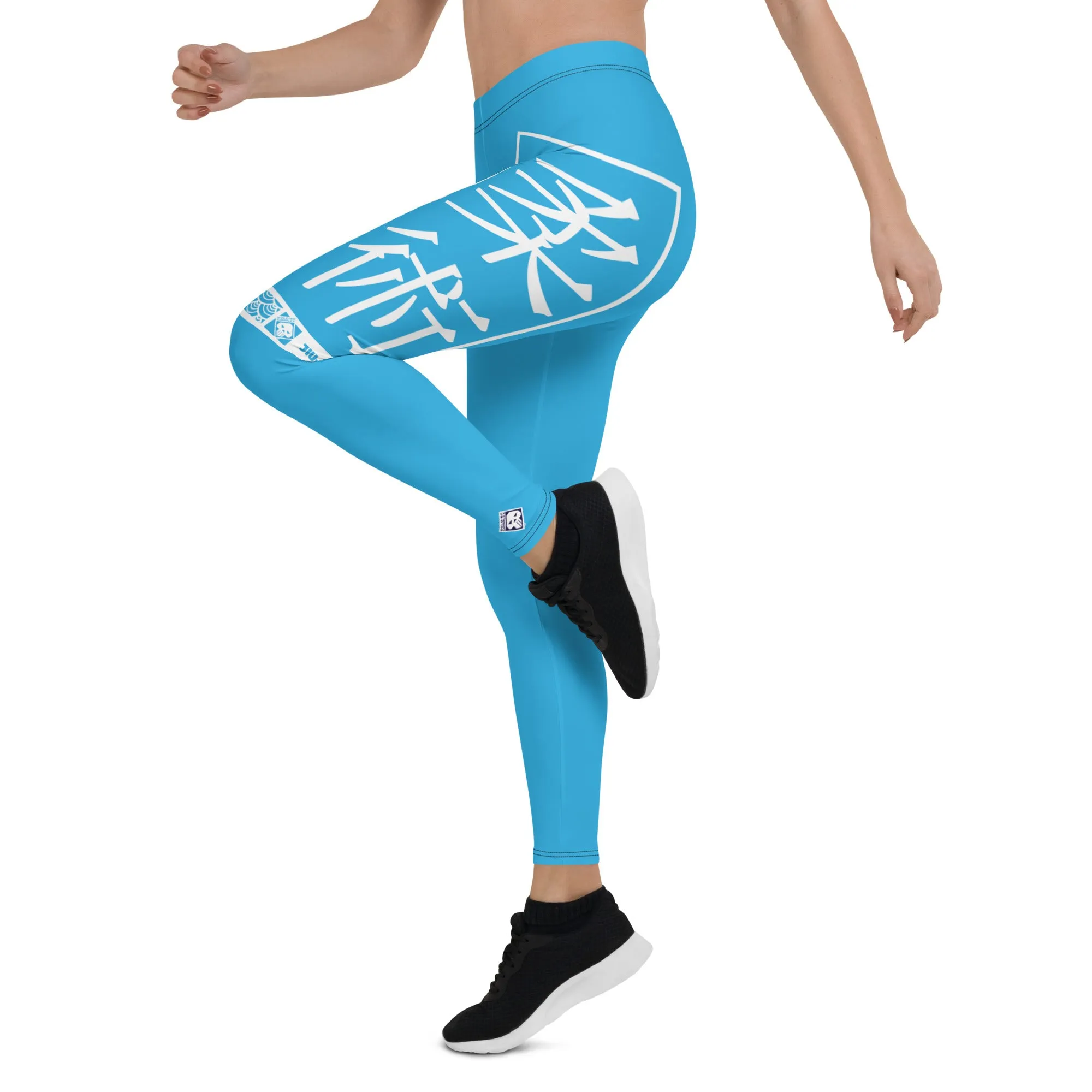 Women's Yoga Pants Workout Leggings For Jiu Jitsu 005 - Cyan