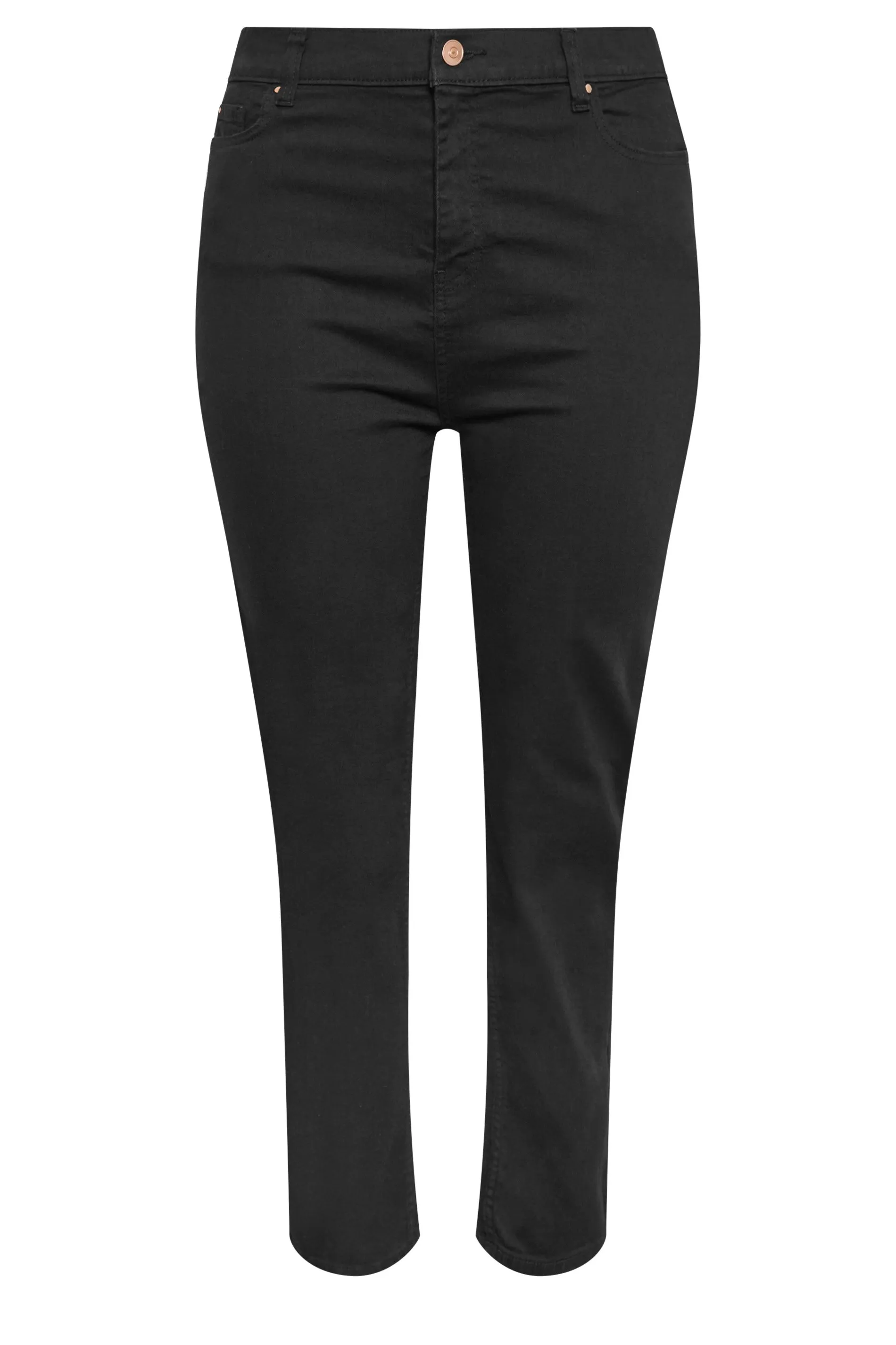 YOURS Curve Black Straight Leg RUBY Jeans